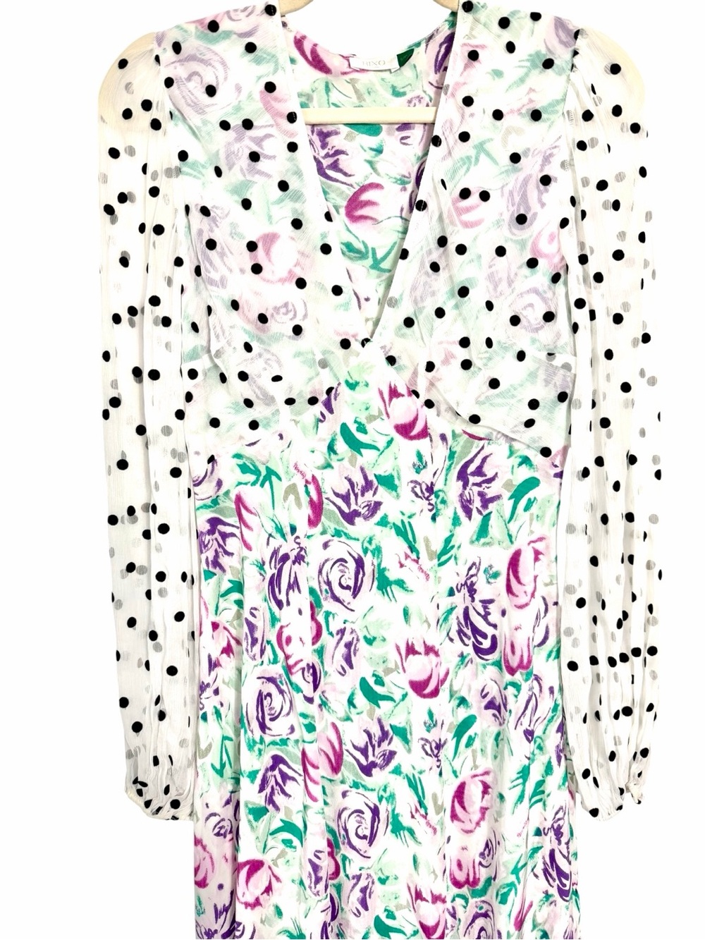RIXO Melanie Chiffon Dress Sz S/P - Picture 5 of 10